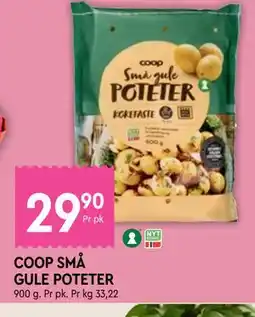 Coop Mega COOP SMÅ GULE POTETER tilbud