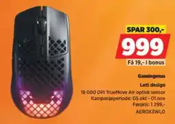 POWER Aerox Gamingmus tilbud
