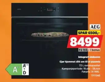 AEG integrert stekeovn