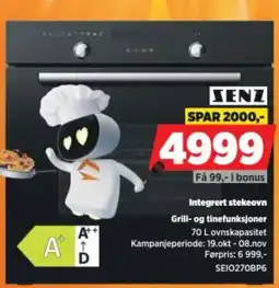 POWER Senz integrert stekeovn tilbud