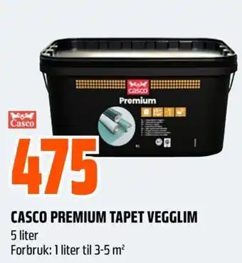 Casco premium tapet vegglim