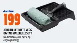 Coop Obs Jordan ultimate vegg og tak malerullesett tilbud