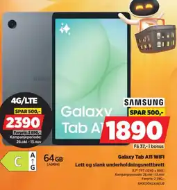 POWER Samsung Galaxy Tab A11 WIFI tilbud