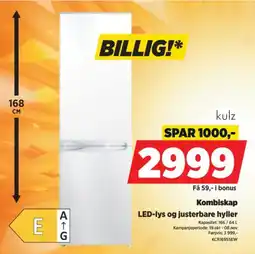 POWER kulz Kombiskap tilbud