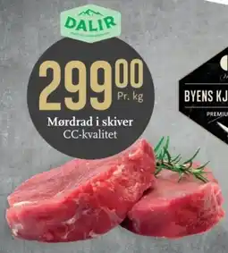 CC Mat Dalir Mødrad i skiver tilbud