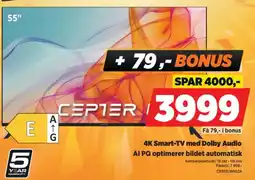 POWER Cepter 55" 4K Smart-TV tilbud