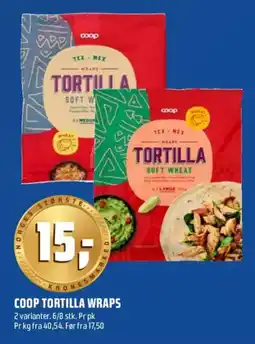 Coop Obs Coop tortilla wraps tilbud