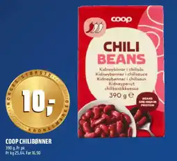Coop Obs Coop chilibønner tilbud