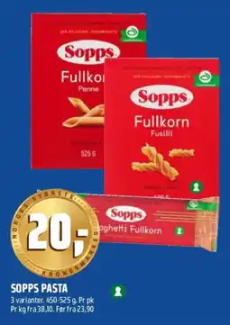 Coop Obs Sopps pasta tilbud