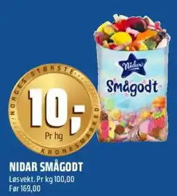 Coop Obs Nidar Smågodt tilbud