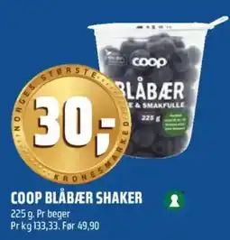 Coop Obs Coop blåbær shaker tilbud