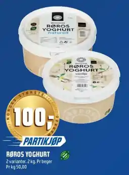 Coop Obs Røros yoghurt tilbud