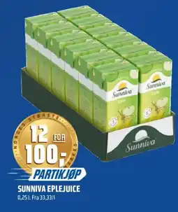 Coop Obs Sunniva Eplejuice tilbud
