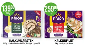 Prior kalkunlårstek