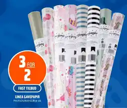Coop Obs Linea gavepapir tilbud