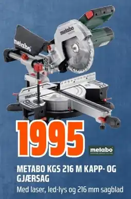 Coop Obs Metabo Kgs 216 M Kapp- og Gjærsag tilbud