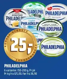 Coop Obs Philadelphia tilbud