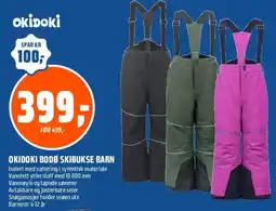Coop Obs Okidoki Bodø skibukse barn tilbud