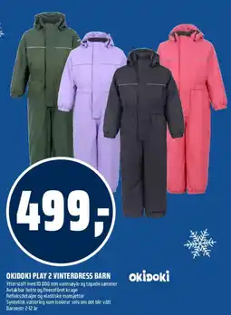 Coop Obs Okidoki Play 2 vinterdress barn tilbud