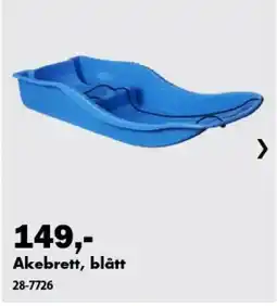 Biltema Akebrett, blått tilbud