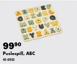Biltema Puslespill, ABC tilbud