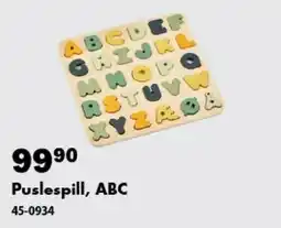 Biltema Puslespill, ABC tilbud