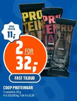 Coop Obs Coop Proteinbar tilbud