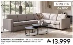 Skeidar Scandinavia 32 hjørnesofa tilbud