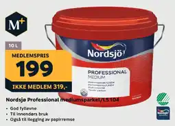 Megaflis Nordsjö Professional mediumsparkel tilbud
