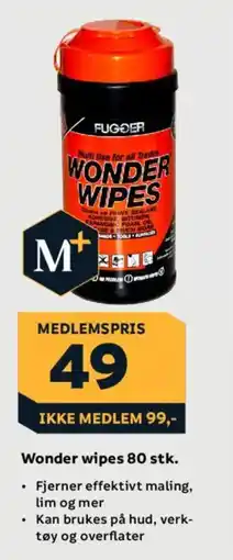 Megaflis Fugger wonder wipes tilbud
