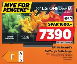 POWER LG 65" 4K Smart-TV QNED tilbud