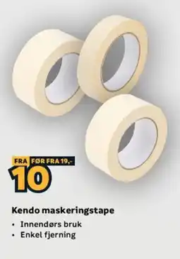 Megaflis Kendo maskeringstape tilbud