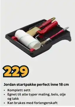 Megaflis Jordan startpakke perfect inne 18 cm tilbud