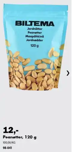 Biltema Biltema Peanøtter tilbud