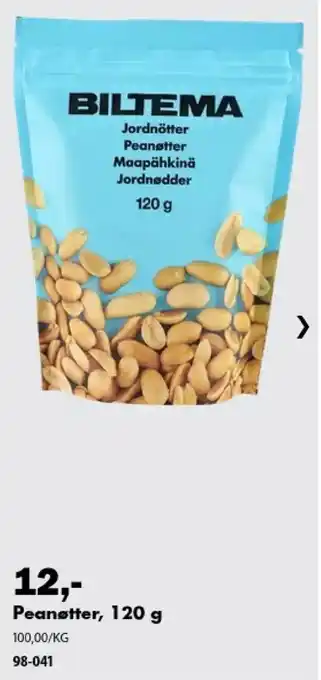 Biltema Peanøtter
