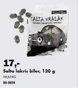 Biltema Salta lakris biler tilbud