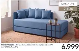 Skeidar Tina sovesofa tilbud