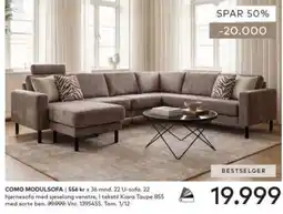 Skeidar Como modulsofa tilbud