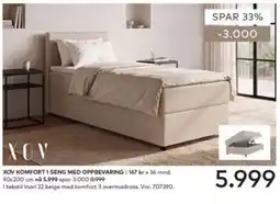 Skeidar Xov komfort 1 seng med oppbevaring tilbud
