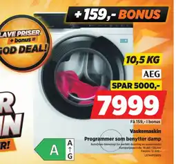POWER AEG Vaskemaskin tilbud