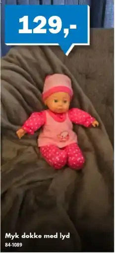 Biltema Myk dokke med lyd tilbud