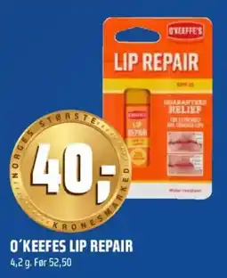 Coop Obs O'keefes lip repair tilbud