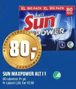 Coop Obs Sun maxpower alt i 1 tilbud
