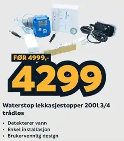 Megaflis Waterstop lekkasjestopper 200l 3/4 tilbud