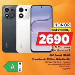 POWER Honor 600 Smart 128 GB tilbud