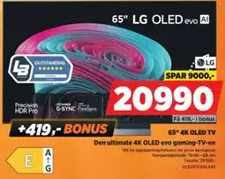 POWER LG 65" 4K OLED TV tilbud