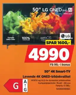 POWER LG 50" 4K Smart-TV tilbud