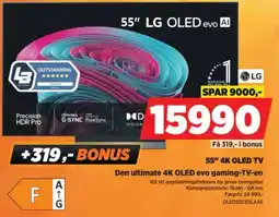 POWER LG 55" 4K OLED TV tilbud