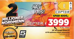 POWER Cepter 55" 4K Google Smart-TV tilbud