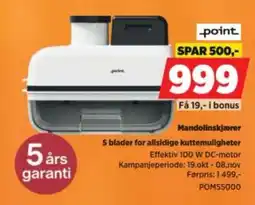 POWER Point mandolinskjærer tilbud